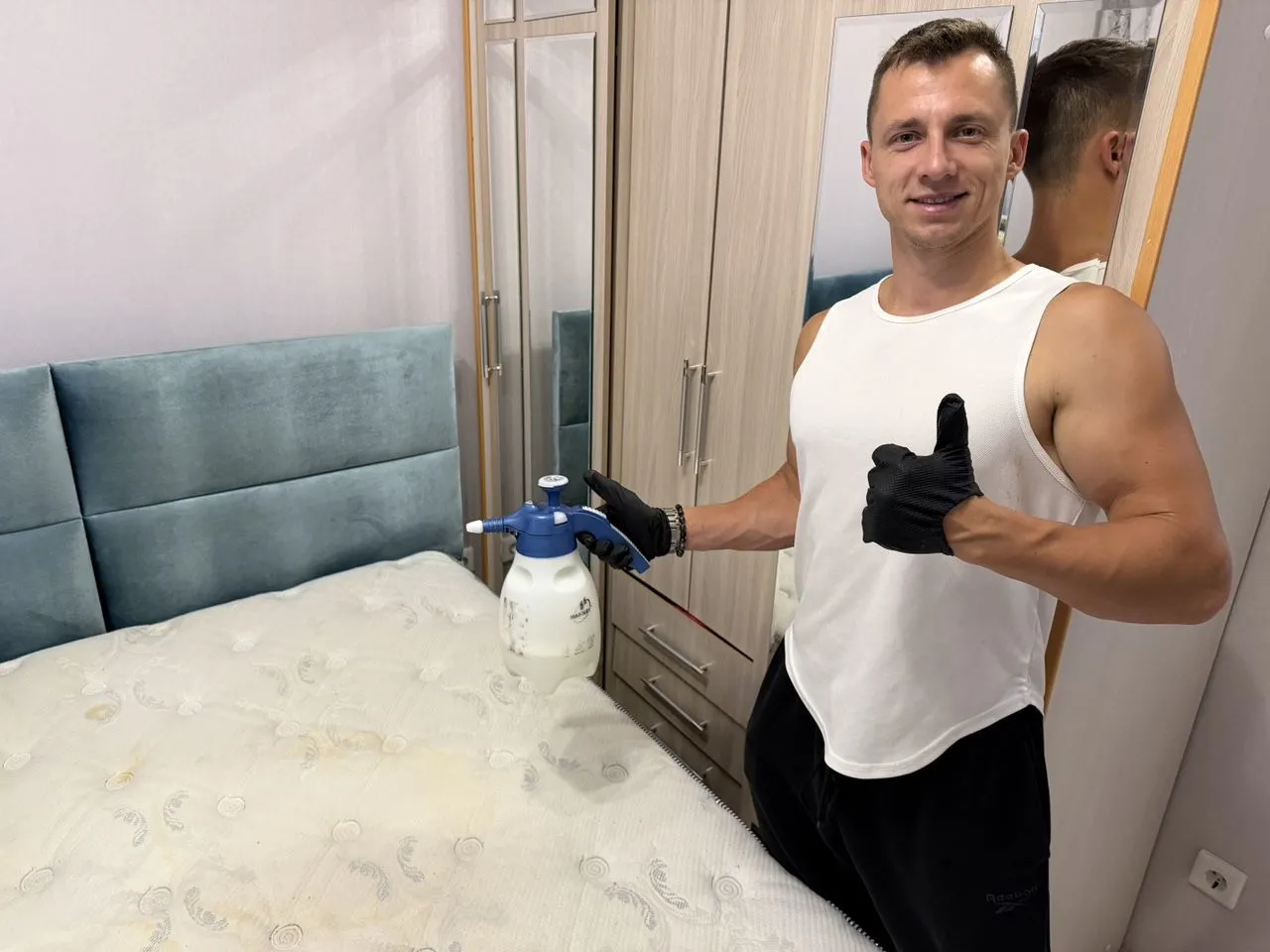 Обработка матраса перед химчисткой